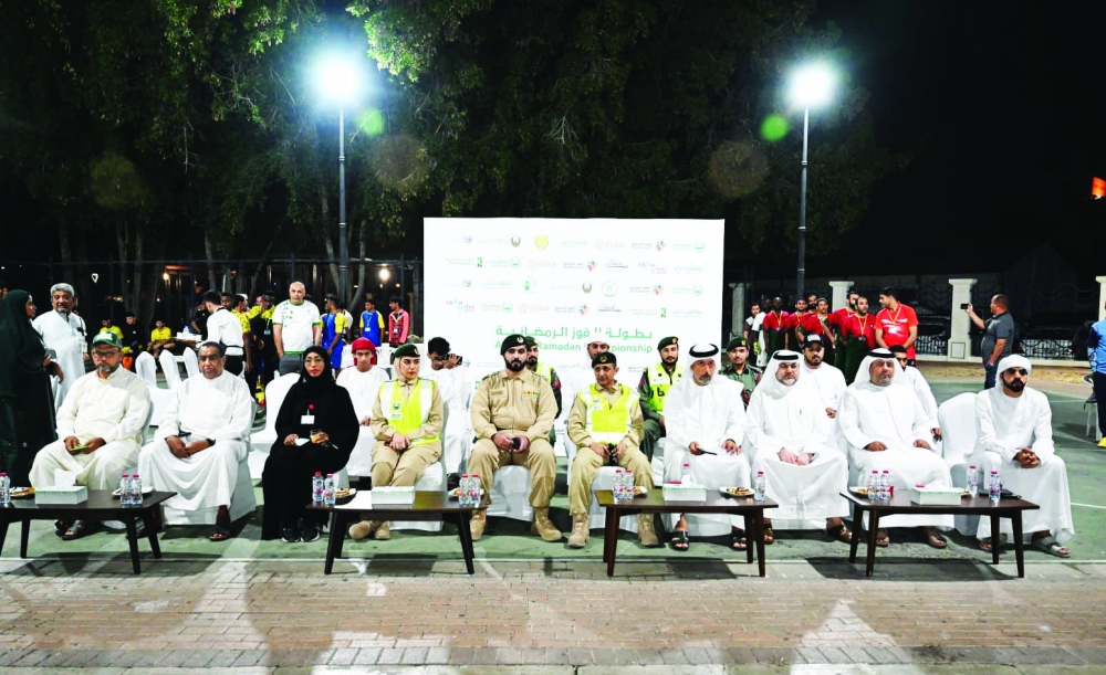 شرطة دبي تنظم بطولة القوز الرمضانية بين الجاليات