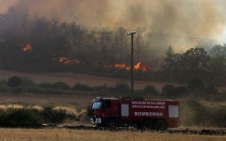 الصورة: الصورة: إسبانيا: حرائق الغابات تحت السيطرة