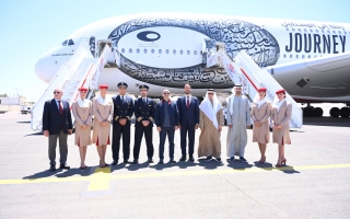 الصورة: الصورة: طيران الامارات تعيد طائرة A380 لخدمة الدار البيضاء