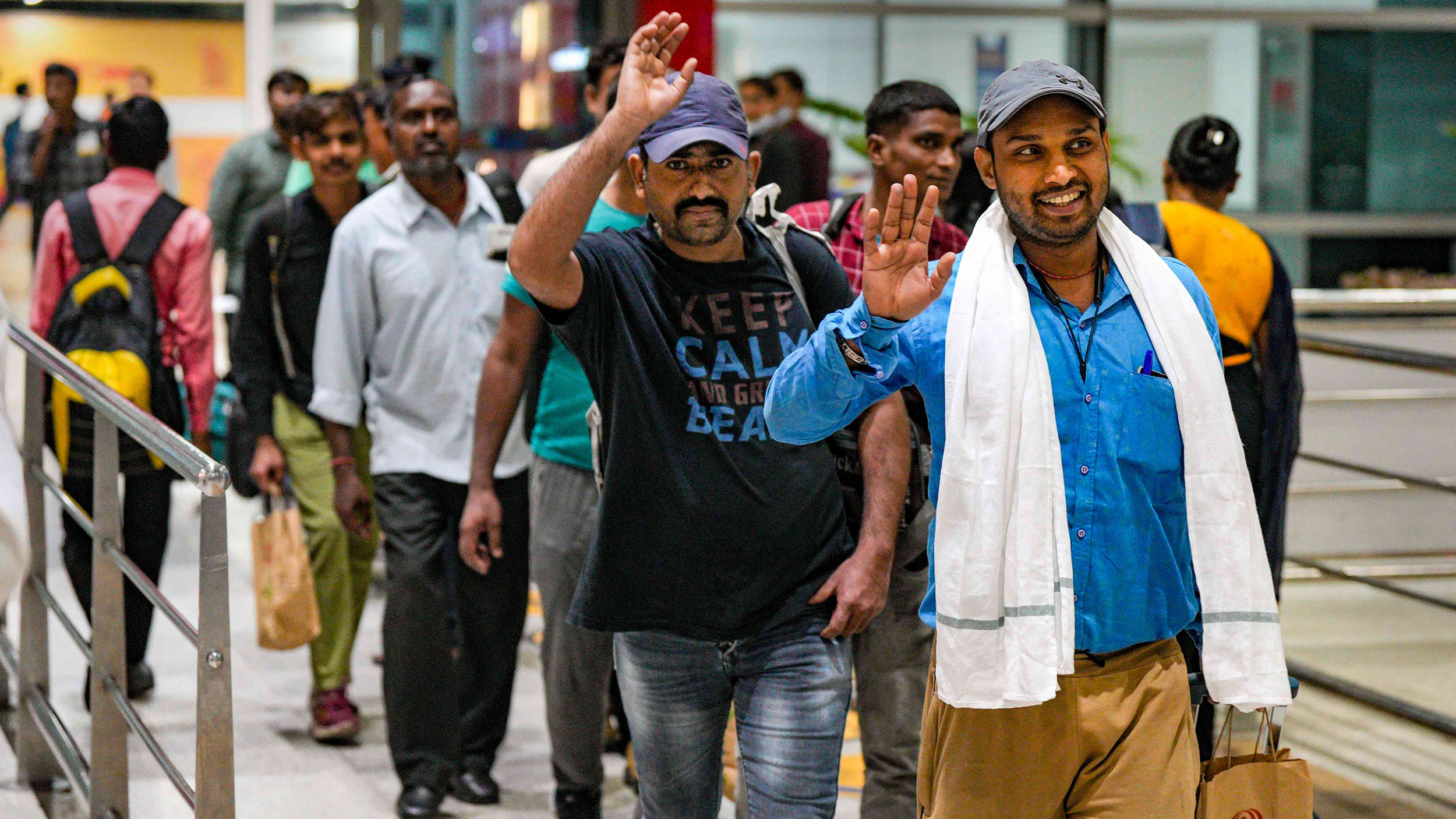 عودة 392 هندياً بعد إجلائهم من السودان