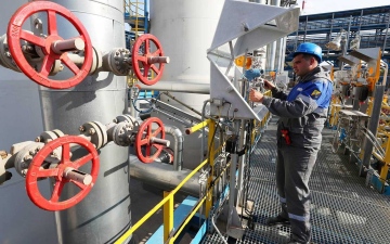 الصورة: الصورة: انخفاض إنتاج الغاز الروسي 10% بين يناير وأبريل