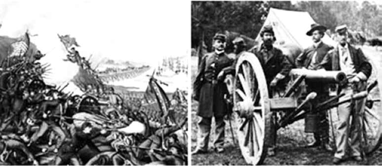 الصورة : 1865 انتهاء الحرب الأهلية الأمريكية بانتصار الولايات الشمالية.