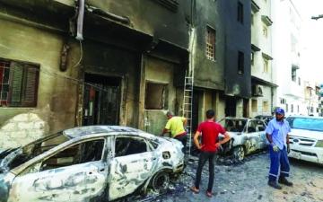 الصورة: الصورة: ليبيا.. جدل بشأن قصف مواقع في الزاوية