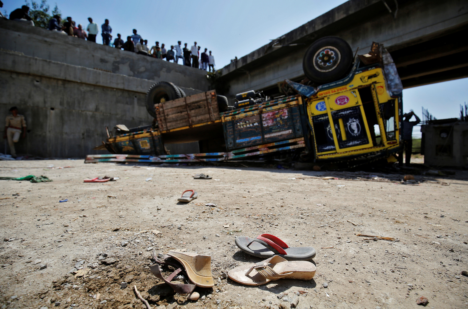 10 وفيات و57 مصاباً بحادث سير في الهند