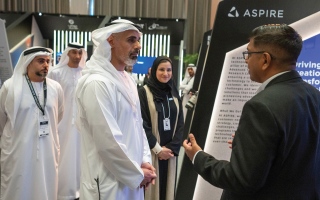 خالد بن محمد بن زايد يحضر جانباً من فعاليات الدورة الثانية لمنتدى "اصنع في الإمارات"