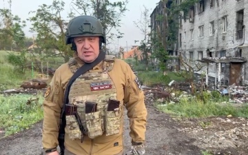 الصورة: الصورة: قائد «فاغنر» الروسية يؤكد انسحاب 99% من قواته من باخموت