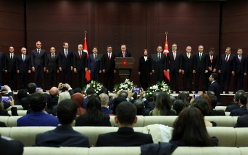 الصورة: الصورة: أردوغان يعيد تشكيل الحكومة التركية بتركيز على الاقتصاد والأمن