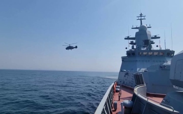 الصورة: الصورة: روسيا .. أسطول المحيط الهادئ يبدأ تدريباته في بحر اليابان