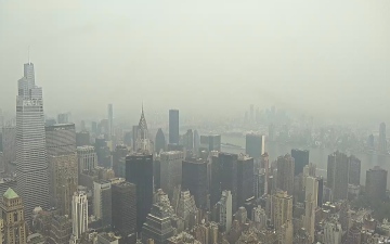 الصورة: الصورة: نيويورك تسجل أسوأ تلوث هواء في العالم