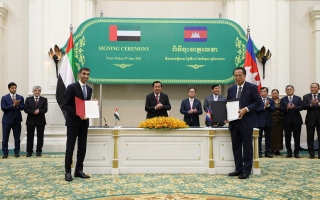 الإمارات تبرم شراكة اقتصادية شاملة مع كمبوديا