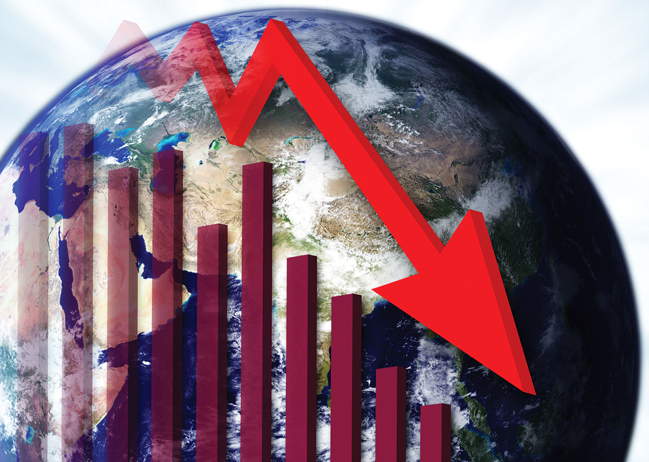 توقعات بهبوط حاد للاقتصاد العالمي