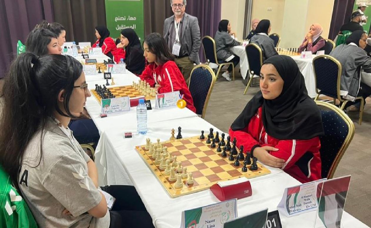 الشطرنج يمنح الإمارات أول ذهبيتين في الدورة العربية والرصيد يرتفع إلى 9 ميداليات