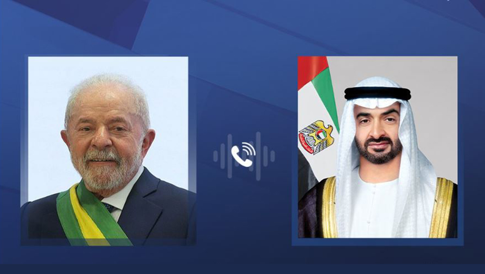 رئيس الدولة والرئيس البرازيلي يبحثان هاتفياً علاقات البلدين