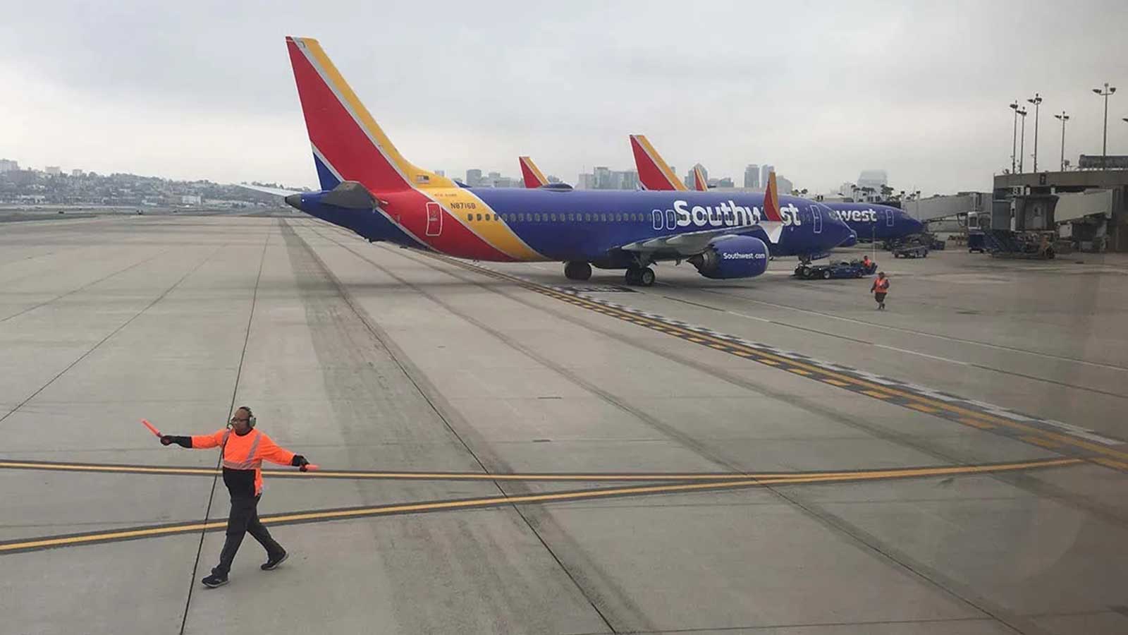 اصطدام وشيك بين طائرتين في مطار سان دييغو