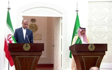 الصورة: الصورة: وزير الخارجية السعودي: استئناف العلاقات مع إيران مفصلي لأمن المنطقة