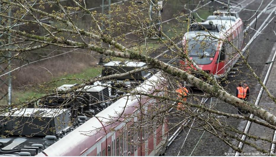 إصابة 12 شخصاً جراء عاصفة عاتية بجنوبى ألمانيا