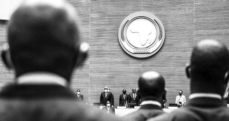 الصورة : 1999 الإعلان عن قيام الاتحاد الأفريقي في مدينة سرت الليبية.