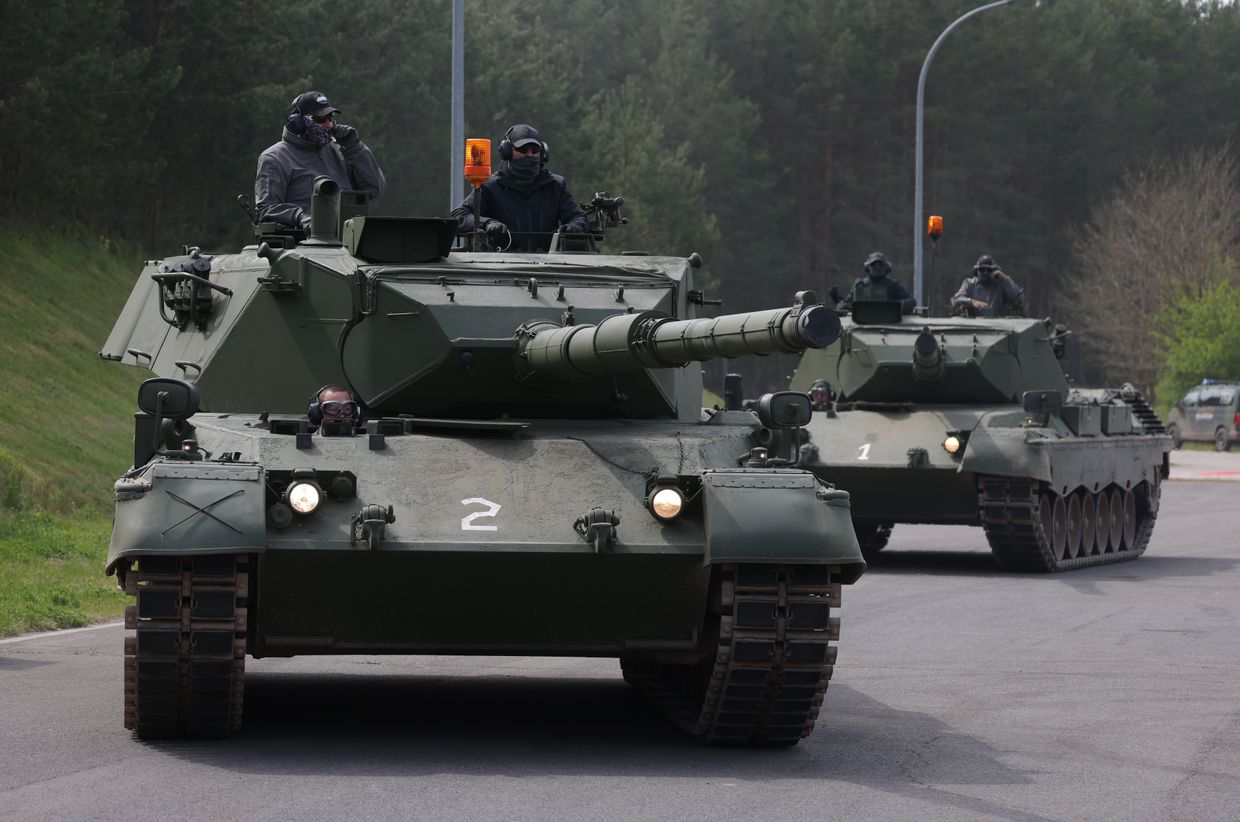 أوكرانيا رفضت 10 دبابات ألمانية بحاجة إلى إصلاحات