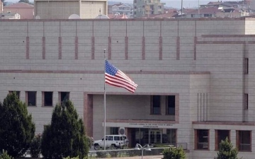 الصورة: الصورة: إطلاق نار على السفارة الأمريكية في لبنان