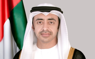 عبدالله بن زايد يشارك في اجتماع "السداسي العربي" الوزاري مع بلينكن في الرياض