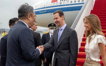 الصورة: الصورة: الرئيس السوري في الصين بأول زيارة منذ عقدين