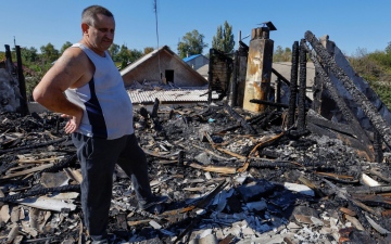 الصورة: الصورة: روسيا وأوكرانيا.. قصف جوي متبادل