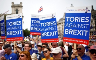 الصورة: الصورة: تظاهرات ضد «بريكست».. هل تعود لندن إلى الاتحاد الأوروبي؟