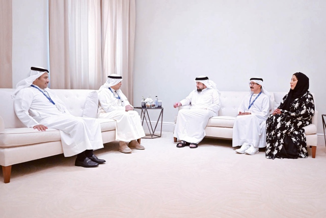 High-Level Meeting between Sheikh Ahmed bin Mohammed and the Secretary-General of the Gulf Cooperation Council