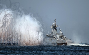الصورة: الصورة: موسكو تتهم لندن وواشنطن بالضلوع في هجوم أسطول البحر الأسود الروسي بالقرم