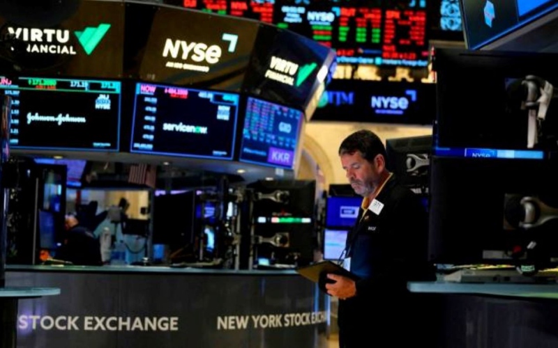 الصورة: الصورة: مؤشرات الأسهم الرئيسية في بورصة وول ستريت الأمريكية تغلق على تباين