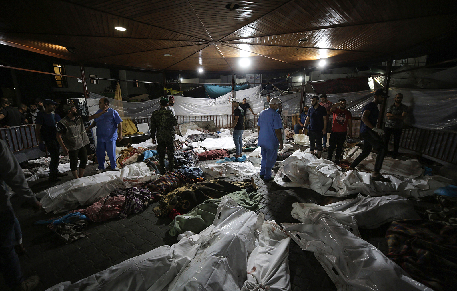 الاستخبارات الأمريكية تكشف حصيلة ضحايا قصف المستشفى في غزة