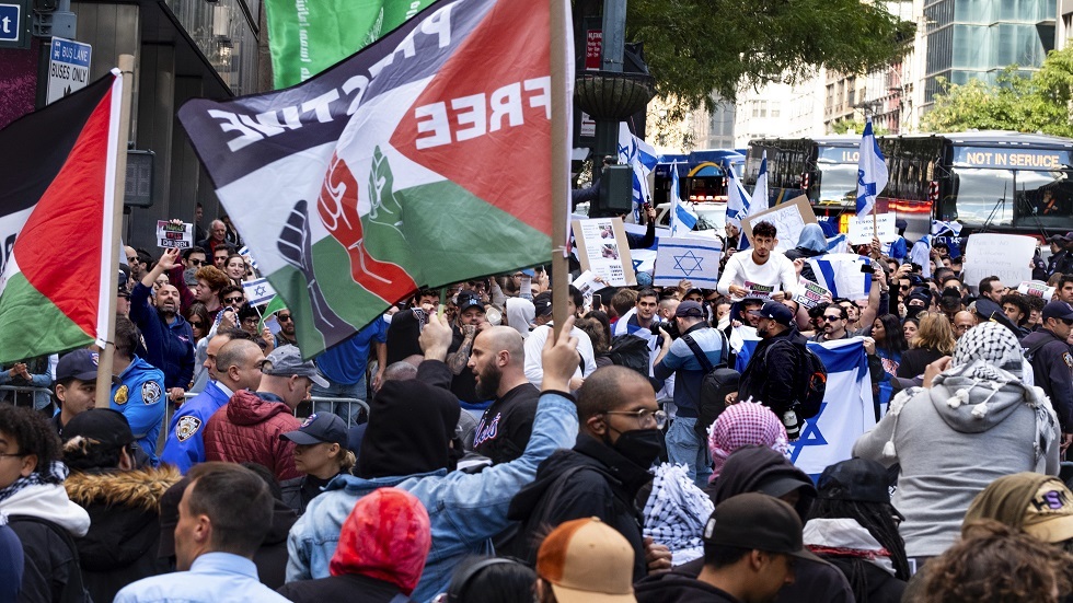 توقيف مئات الأشخاص في تظاهرة داعمة لغزة في نيويورك