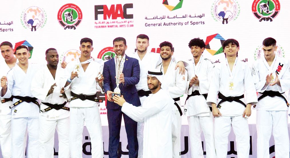 «الفجيرة للفنون القتالية» يحرز ذهبية الفرق في البطولة العربية للجودو