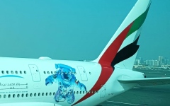 الصورة: الصورة: طيران الإمارات تنظم رحلة خاصة تكريماً للإنجازات الفضائية للدولة