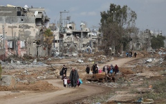 الصورة: الصورة: 80% من سكان القطاع .. ارتفاع عدد النازحين في غزة إلى 1.8 مليون شخص