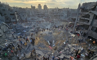 الصورة: الصورة: الصليب الأحمر: سكان غزة يعيشون خوفاً دائماً من الموت من جراء العنف