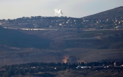 الصورة: الصورة: إطلاق نار متبادل بين إسرائيل و«حزب الله»