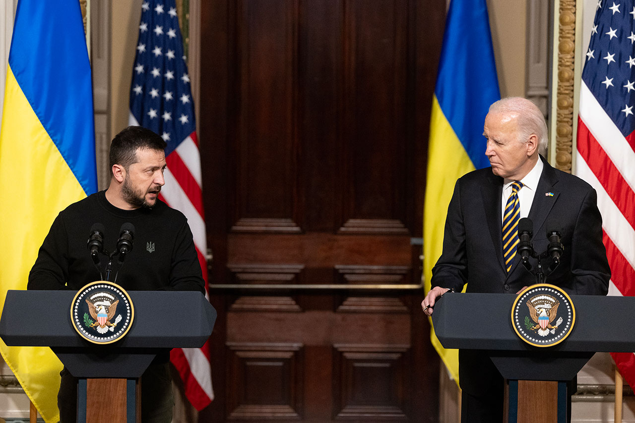 على الرّغم من انقسام الكونغرس حول مساعدات كييف.. بايدن: لن أتخلّى عن أوكرانيا