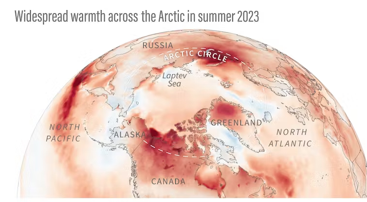 تقرير: القطب الشمالي شهد أحر صيف هذا العام منذ بدء القياسات