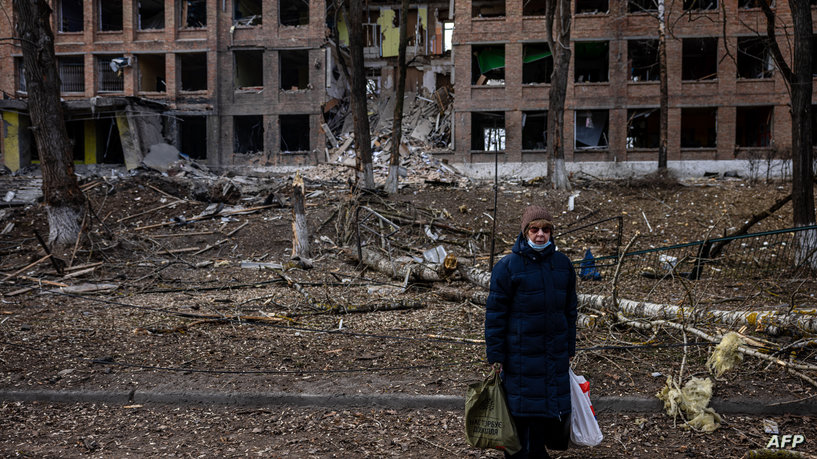 سقوط 25 جريحاً في قصف روسي على كييف