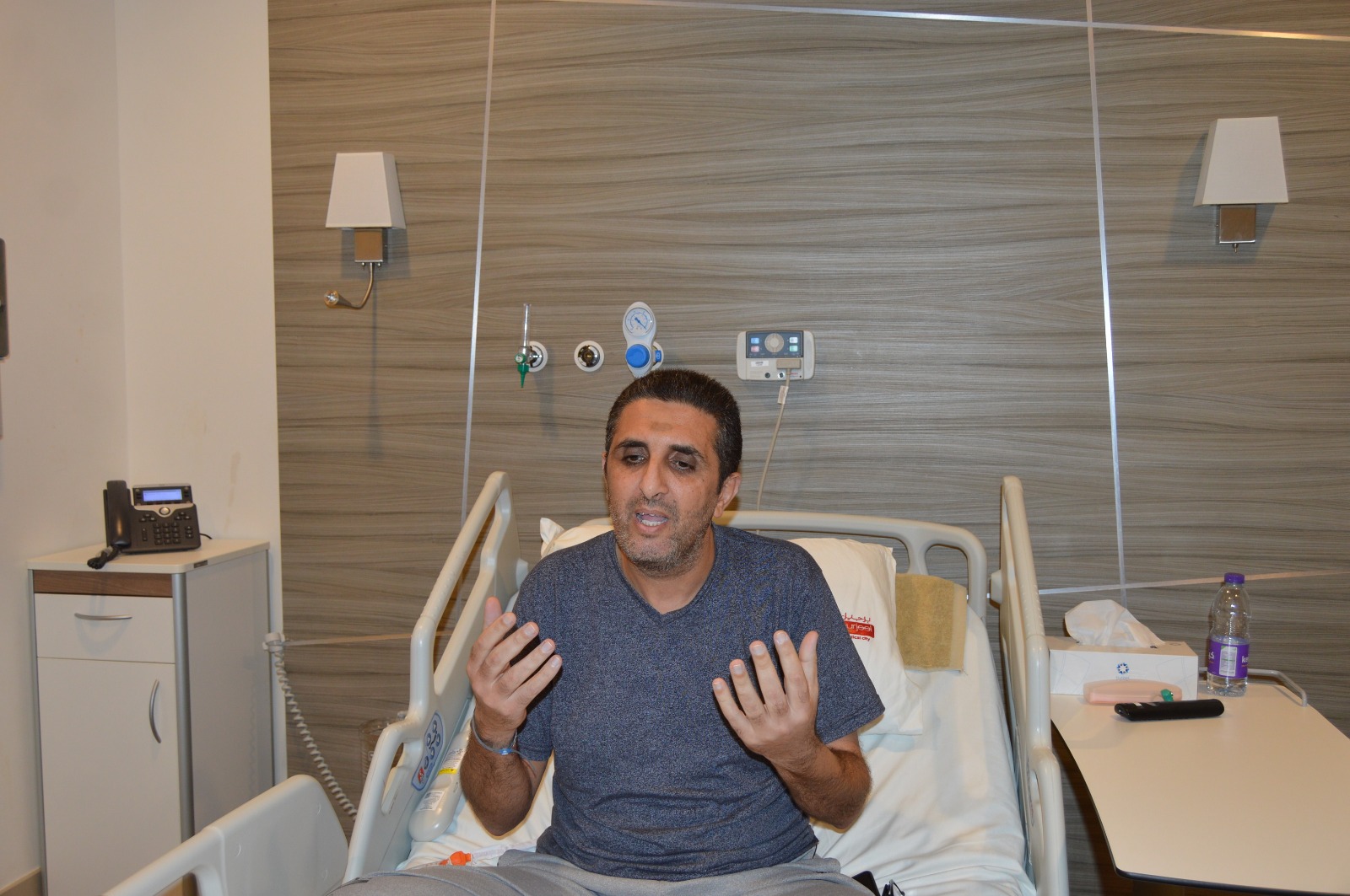 عناية فائقة وخدمات طبية عالية المستوى للمرضى الفلسطينيين في مدينة برجيل الطبية
