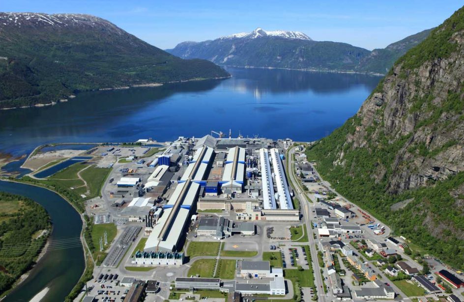 شركة الألمنيوم النرويجية تخسر 571 مليون دولار في الربع الأخير