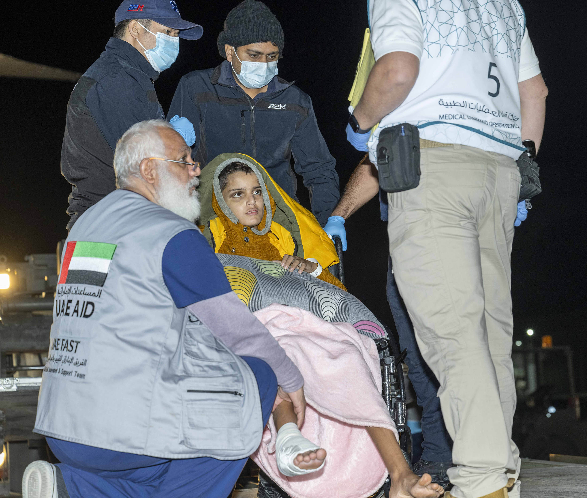 الإمارات تستقبل الدفعة الثامنة من الأطفال الفلسطينيين الجرحى ومرضى السرطان