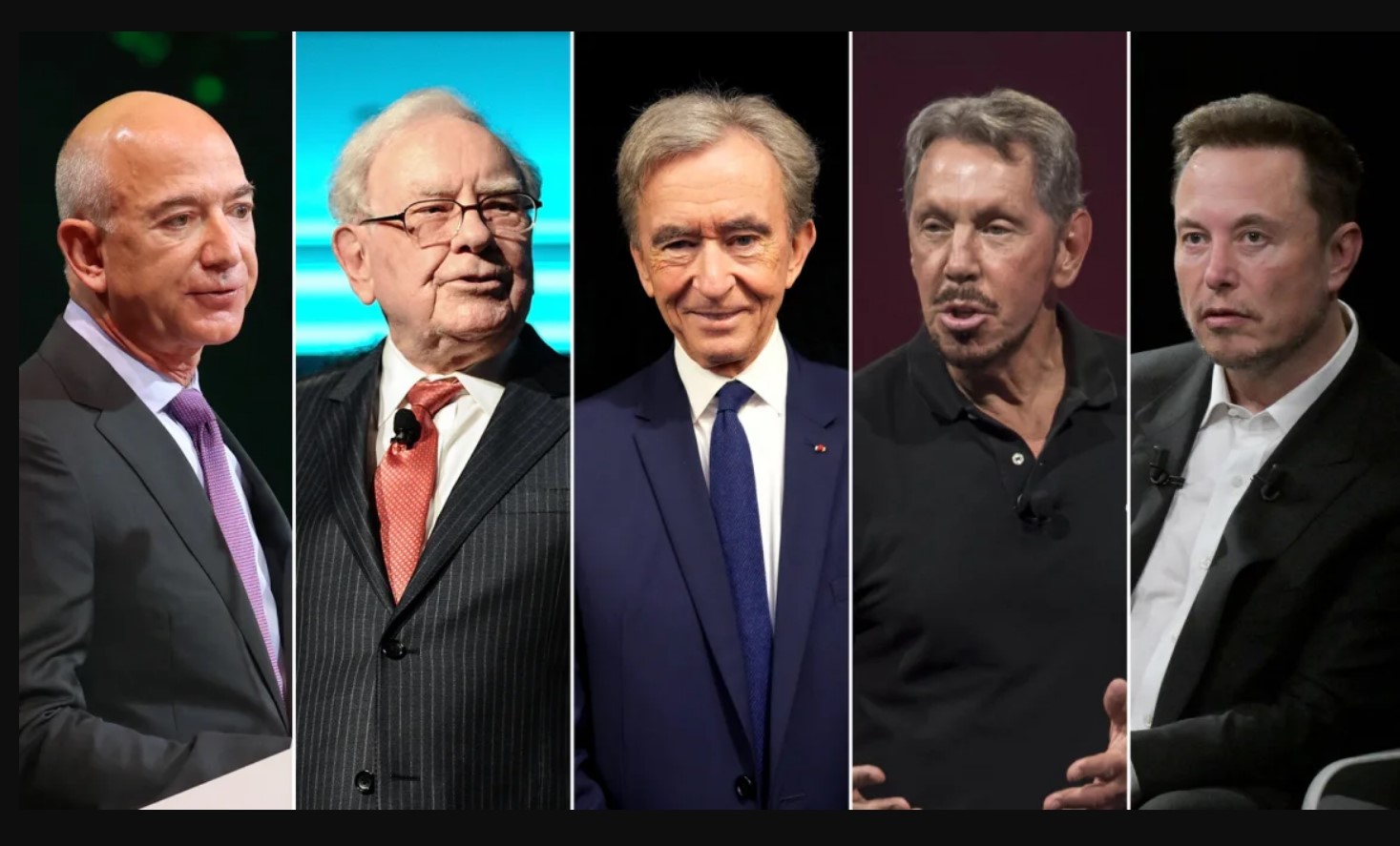أغنى 5 رجال في العالم ضاعفوا ثروتهم منذ 2020 إلى 869 مليار دولار