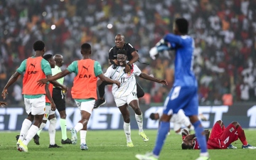 الصورة: الصورة: غينيا تصعق غينيا الاستوائية بهدف قاتل وتتأهل لدور الثمانية بكأس الأمم الأفريقية