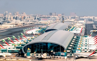 الصورة: الصورة: 314.7 ألف رحلة عبر مطارات الدولة خلال 2023
