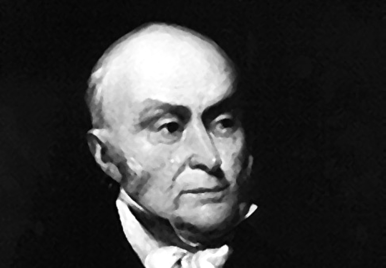 الصورة : 1825 مجلس النواب الأمريكي ينتخب جون كوينسي آدامز رئيساً للبلاد.