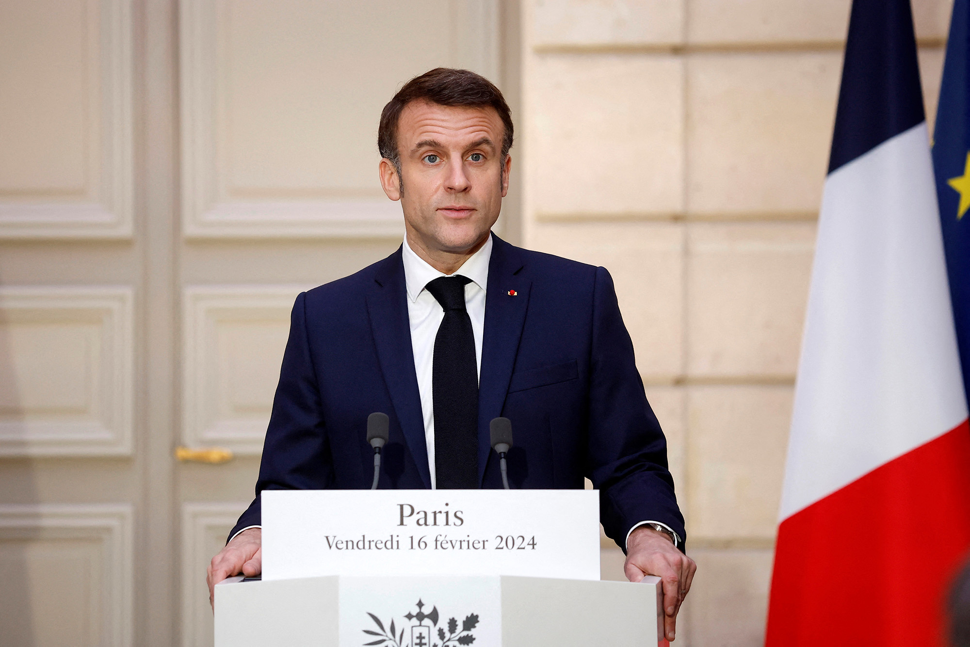 الرئيس الفرنسي يفتح المجال أمام الاعتراف بالدولة الفلسطينية