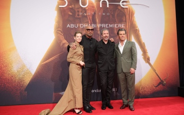 الصورة: الصورة: نجوم وأبطال الفيلم الأمريكي «Dune 2» لـ«البيان»: صحراء «ليوا» تجربة مٌذهلة