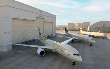 الصورة: الصورة: «الاتحاد» تضيف 3 طائرات «بوينج 787-9 دريملاينر» جديدة إلى أسطولها